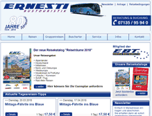 Tablet Screenshot of ernesti-bustouristik.de